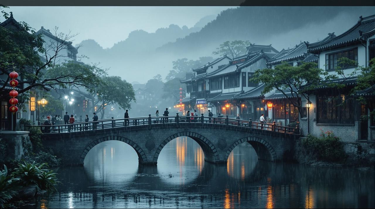 汤姆私人影院出品《江南烟雨》-民国爱情传奇高清海报